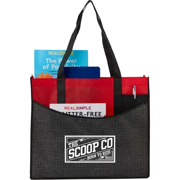 Brooke Recycled Non-Woven Convention Tote - Brooke Recycled Non-Woven Convention Tote - Image 15 of 26