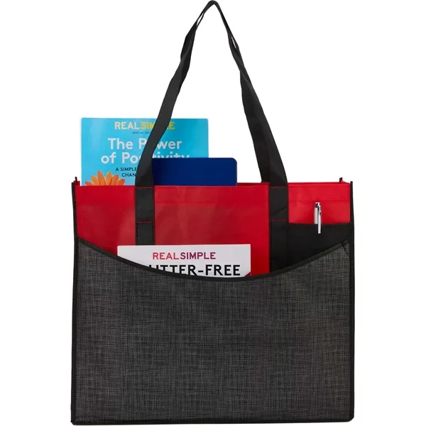 Brooke Recycled Non-Woven Convention Tote - Brooke Recycled Non-Woven Convention Tote - Image 16 of 26