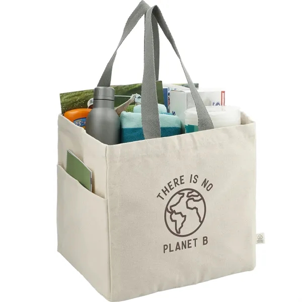 Organic 14oz Cotton Shopper Tote - Organic 14oz Cotton Shopper Tote - Image 4 of 6