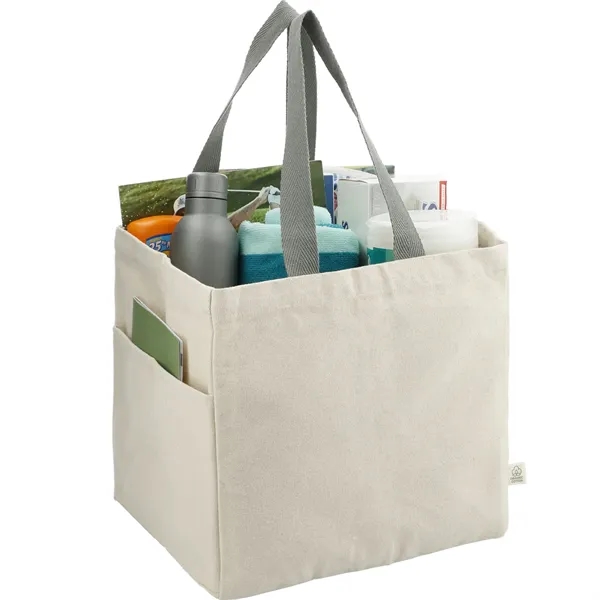 Organic 14oz Cotton Shopper Tote - Organic 14oz Cotton Shopper Tote - Image 5 of 6
