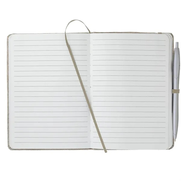 FSC® Mix 5" x 7" Recycled Cotton Bound Notebook - FSC® Mix 5" x 7" Recycled Cotton Bound Notebook - Image 9 of 13