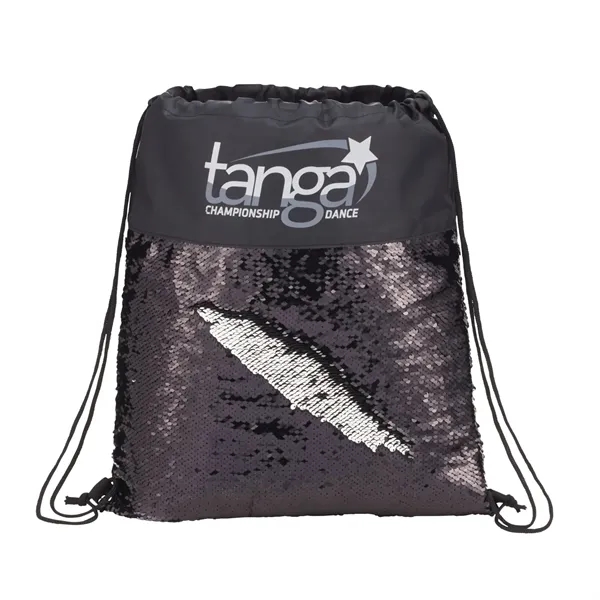 Mermaid Sequin Drawstring Bag - Mermaid Sequin Drawstring Bag - Image 0 of 4