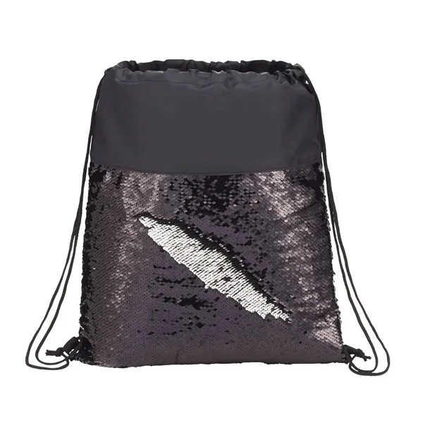 Mermaid Sequin Drawstring Bag - Mermaid Sequin Drawstring Bag - Image 4 of 4