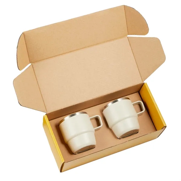 Doppio Stackable Recycled Mug Set 6oz - Doppio Stackable Recycled Mug Set 6oz - Image 9 of 9