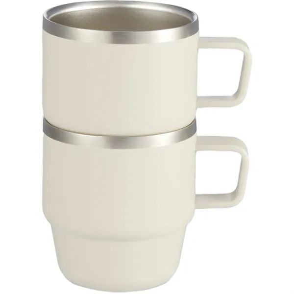 Doppio Stackable Recycled Mug Set 6oz - Doppio Stackable Recycled Mug Set 6oz - Image 6 of 9