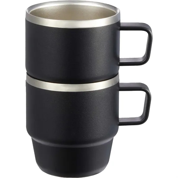 Doppio Stackable Recycled Mug Set 6oz - Doppio Stackable Recycled Mug Set 6oz - Image 3 of 9