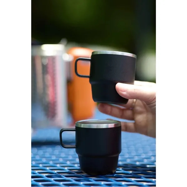 Doppio Stackable Recycled Mug Set 6oz - Doppio Stackable Recycled Mug Set 6oz - Image 4 of 9