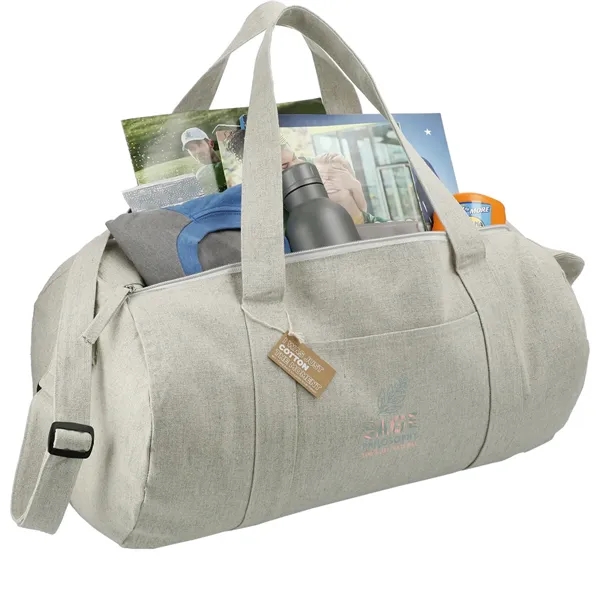 Repose 10oz Recycled Cotton Barrel Duffel - Repose 10oz Recycled Cotton Barrel Duffel - Image 3 of 7