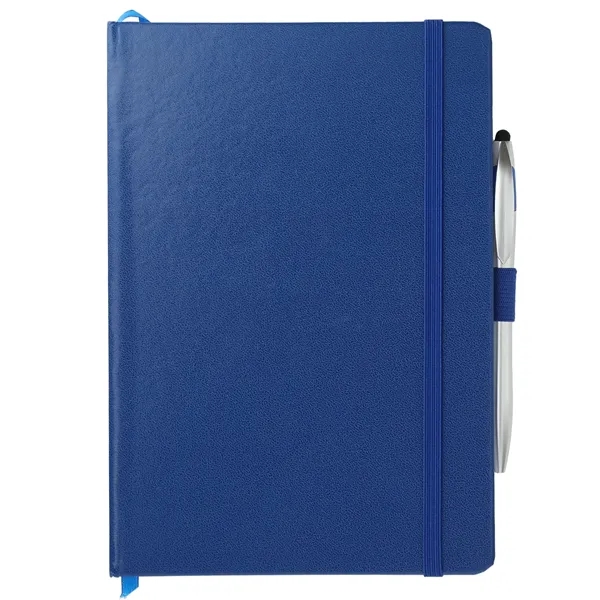 FSC® Mix 6" x 8.5" Crown Journal with Pen-Stylus - FSC® Mix 6" x 8.5" Crown Journal with Pen-Stylus - Image 3 of 3