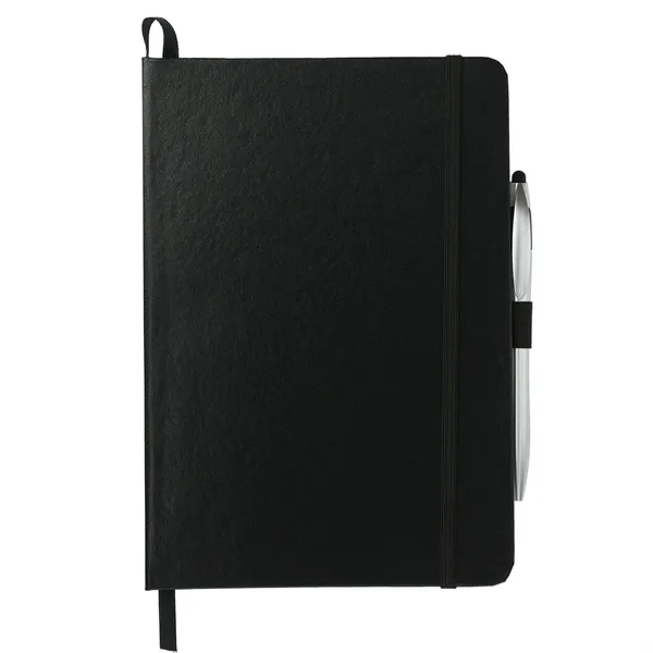 FSC® Mix 6" x 8.5" Crown Journal with Pen-Stylus - FSC® Mix 6" x 8.5" Crown Journal with Pen-Stylus - Image 2 of 3