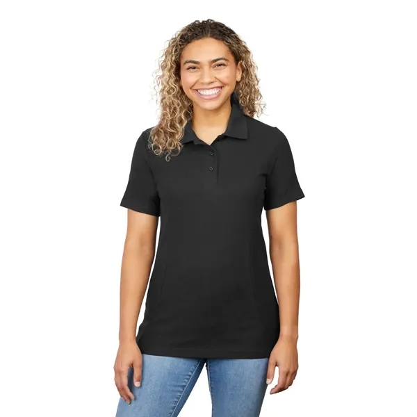 PALO Short Sleeve 100% Cotton Pique Polo - Women's