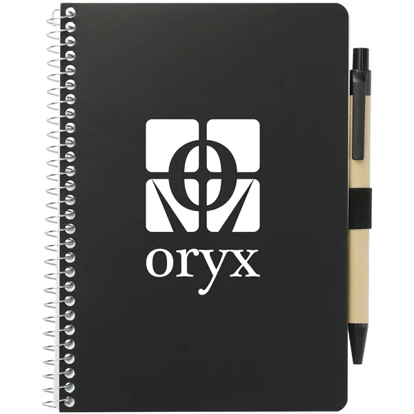 FSC® Mix 5'' x 7'' Spiral Notebook with Pen - FSC® Mix 5'' x 7'' Spiral Notebook with Pen - Image 0 of 21