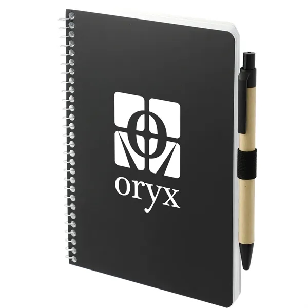 FSC® Mix 5'' x 7'' Spiral Notebook with Pen - FSC® Mix 5'' x 7'' Spiral Notebook with Pen - Image 3 of 21