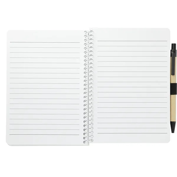 FSC® Mix 5'' x 7'' Spiral Notebook with Pen - FSC® Mix 5'' x 7'' Spiral Notebook with Pen - Image 2 of 21