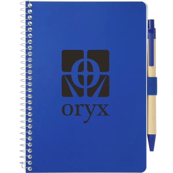 FSC® Mix 5'' x 7'' Spiral Notebook with Pen - FSC® Mix 5'' x 7'' Spiral Notebook with Pen - Image 7 of 21