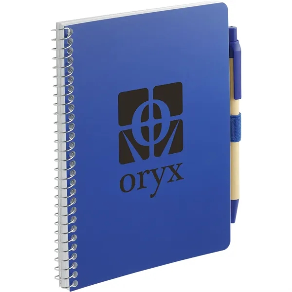 FSC® Mix 5'' x 7'' Spiral Notebook with Pen - FSC® Mix 5'' x 7'' Spiral Notebook with Pen - Image 12 of 21