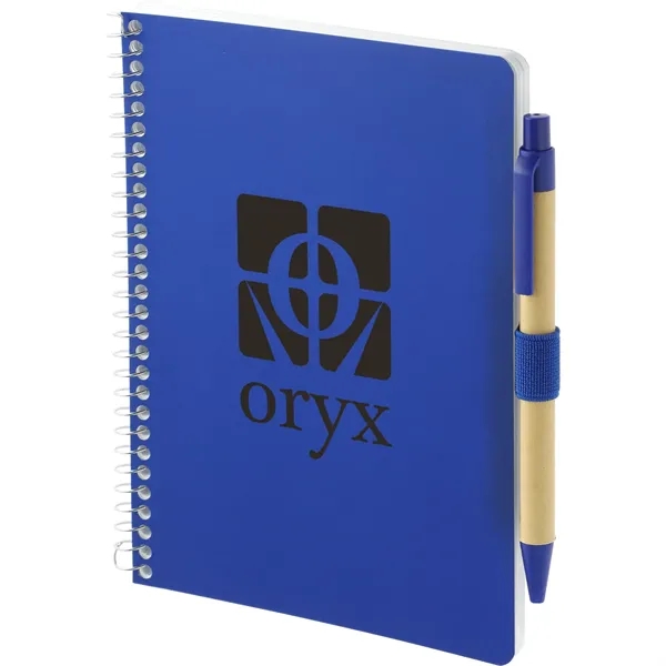 FSC® Mix 5'' x 7'' Spiral Notebook with Pen - FSC® Mix 5'' x 7'' Spiral Notebook with Pen - Image 10 of 21