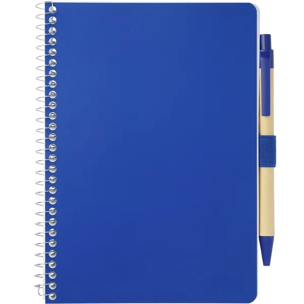 FSC® Mix 5'' x 7'' Spiral Notebook with Pen - FSC® Mix 5'' x 7'' Spiral Notebook with Pen - Image 8 of 21