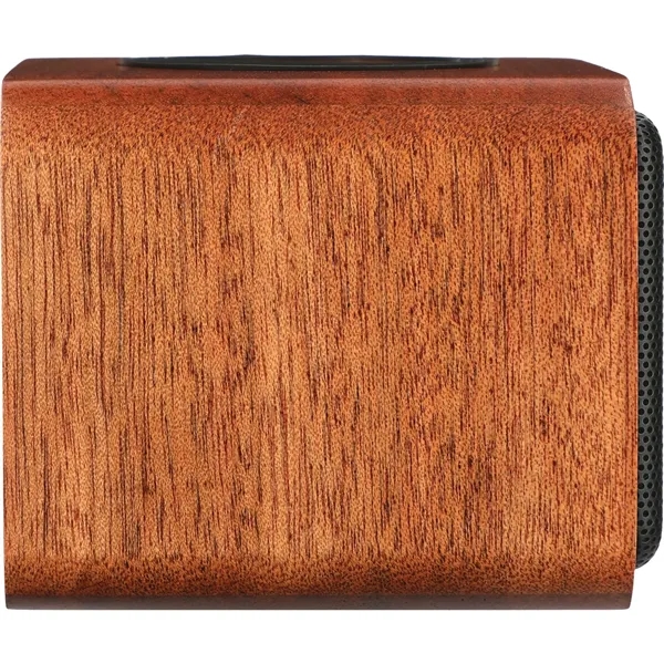 Wood Bluetooth Speaker with Wireless Charging Pad - Wood Bluetooth Speaker with Wireless Charging Pad - Image 8 of 13