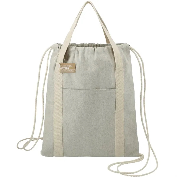 Repose 5oz. Recycled Cotton Drawstring Bag - Repose 5oz. Recycled Cotton Drawstring Bag - Image 1 of 7