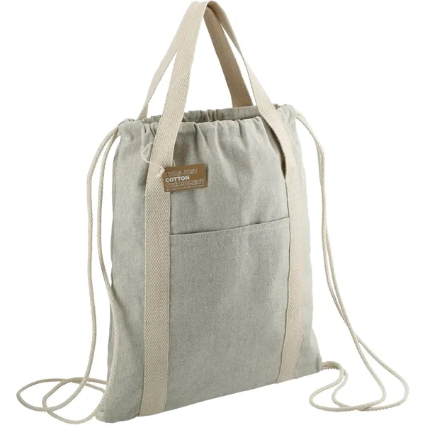 Repose 5oz. Recycled Cotton Drawstring Bag - Repose 5oz. Recycled Cotton Drawstring Bag - Image 7 of 7