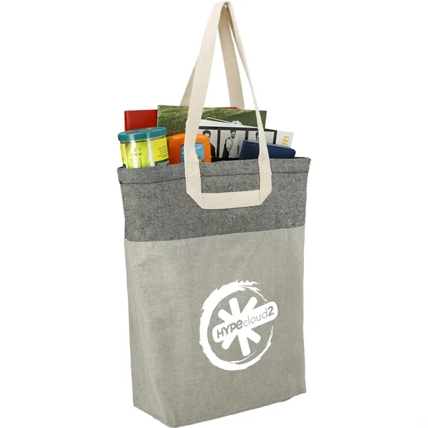 Recycled Cotton U-Handle Book Tote - Recycled Cotton U-Handle Book Tote - Image 2 of 5