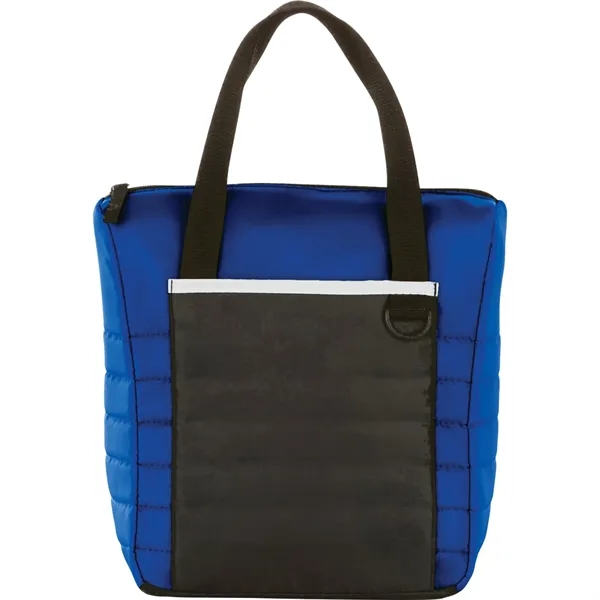 Quilted 12-Can Lunch Cooler - Quilted 12-Can Lunch Cooler - Image 2 of 3