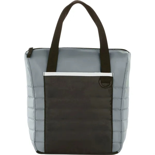 Quilted 12-Can Lunch Cooler - Quilted 12-Can Lunch Cooler - Image 3 of 3