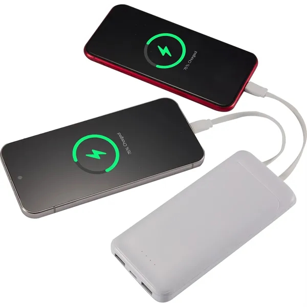 Pwr Pal 10000 mAh Power Bank with Integrated Cable - Pwr Pal 10000 mAh Power Bank with Integrated Cable - Image 5 of 7
