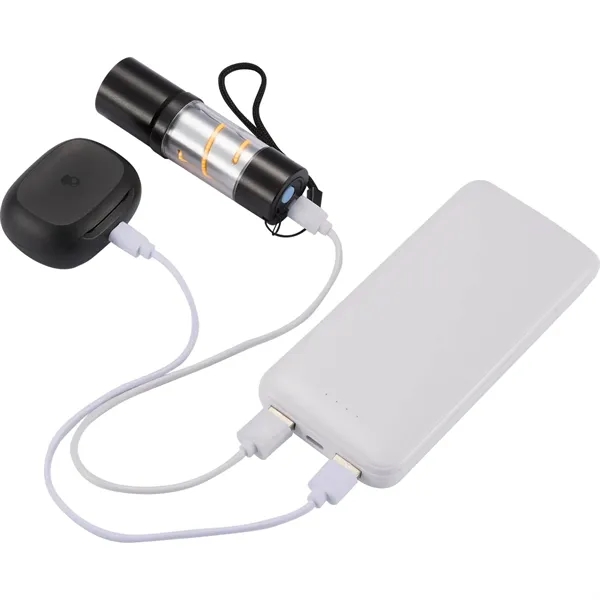 Pwr Pal 10000 mAh Power Bank with Integrated Cable - Pwr Pal 10000 mAh Power Bank with Integrated Cable - Image 6 of 7