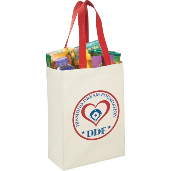 Nebraska 5oz Cotton Canvas Grocery Tote - Nebraska 5oz Cotton Canvas Grocery Tote - Image 3 of 12