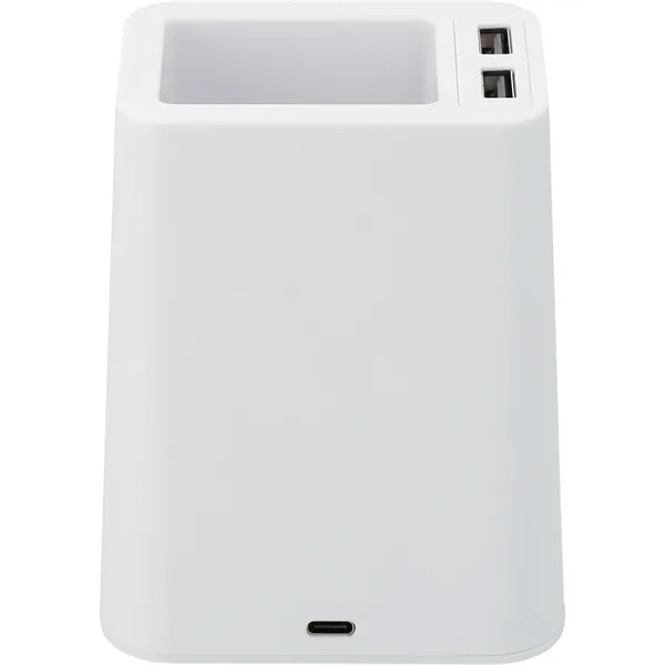 Wireless Charger Pen Holder/Dual Outputs - Wireless Charger Pen Holder/Dual Outputs - Image 3 of 9