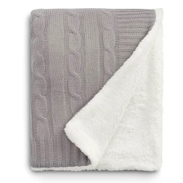 Field & Co.® Cable Knit Sherpa Blanket - Field & Co.® Cable Knit Sherpa Blanket - Image 18 of 23