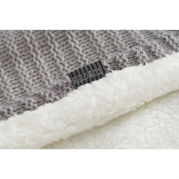Field & Co.® Cable Knit Sherpa Blanket - Field & Co.® Cable Knit Sherpa Blanket - Image 19 of 23