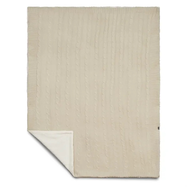 Field & Co.® Cable Knit Sherpa Blanket - Field & Co.® Cable Knit Sherpa Blanket - Image 4 of 23