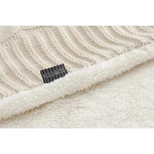 Field & Co.® Cable Knit Sherpa Blanket - Field & Co.® Cable Knit Sherpa Blanket - Image 6 of 23