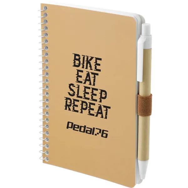 FSC® Mix 4" x 6" Pocket Spiral Notebook with Pen - FSC® Mix 4" x 6" Pocket Spiral Notebook with Pen - Image 18 of 27