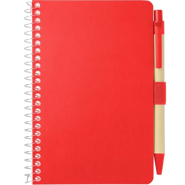 FSC® Mix 4" x 6" Pocket Spiral Notebook with Pen - FSC® Mix 4" x 6" Pocket Spiral Notebook with Pen - Image 27 of 27