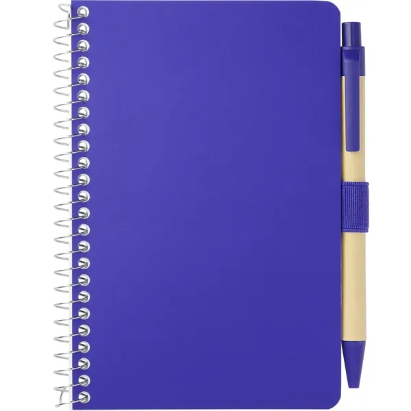 FSC® Mix 4" x 6" Pocket Spiral Notebook with Pen - FSC® Mix 4" x 6" Pocket Spiral Notebook with Pen - Image 25 of 27