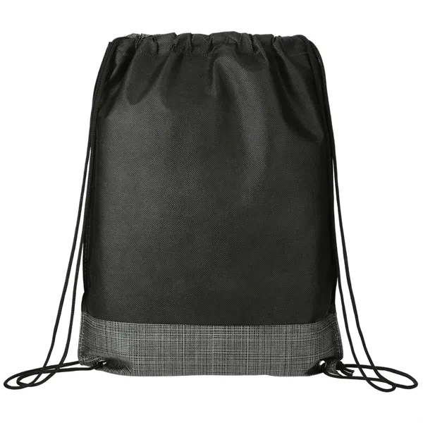 Crossweave Heat Sealed Drawstring Bag - Crossweave Heat Sealed Drawstring Bag - Image 3 of 6