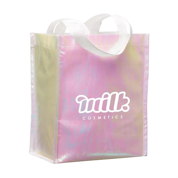 Iridescent Non-Woven Gift Tote - Iridescent Non-Woven Gift Tote - Image 3 of 5