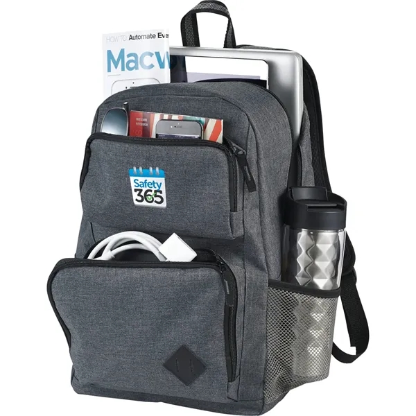 Graphite Deluxe 15" Computer Backpack - Graphite Deluxe 15" Computer Backpack - Image 4 of 15