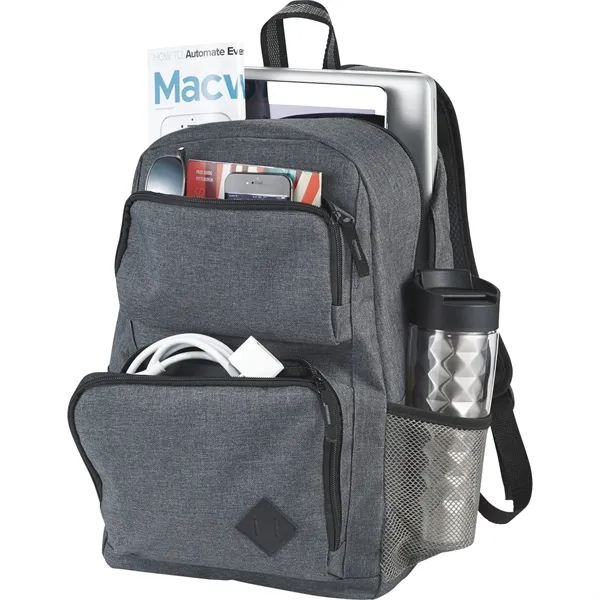 Graphite Deluxe 15" Computer Backpack - Graphite Deluxe 15" Computer Backpack - Image 6 of 15
