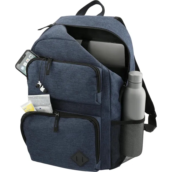 Graphite Deluxe 15" Computer Backpack - Graphite Deluxe 15" Computer Backpack - Image 12 of 15