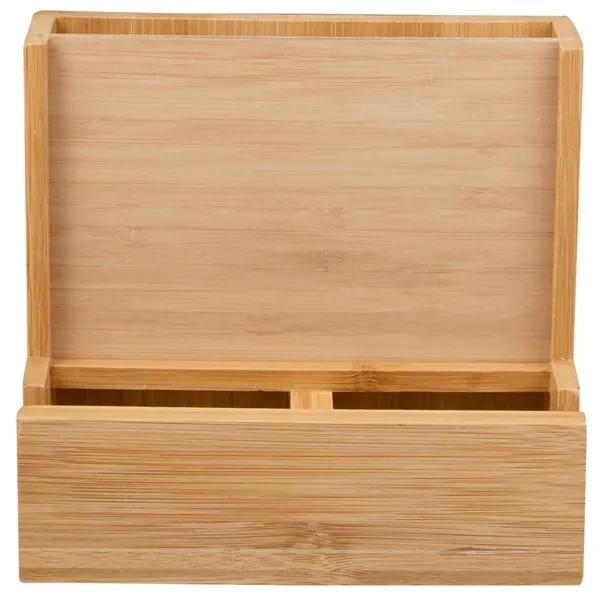 FSC® 100% Bamboo Photo Frame Desktop Organizer - FSC® 100% Bamboo Photo Frame Desktop Organizer - Image 2 of 11