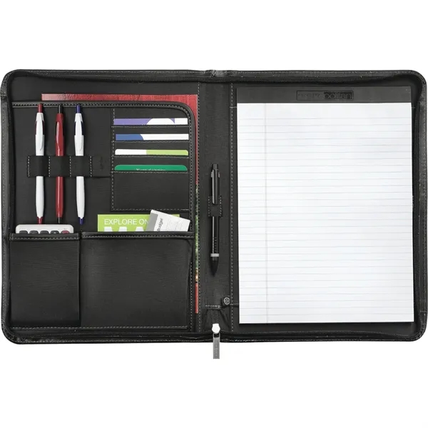 FSC® Mix Metropolitan Zippered Padfolio - FSC® Mix Metropolitan Zippered Padfolio - Image 2 of 2