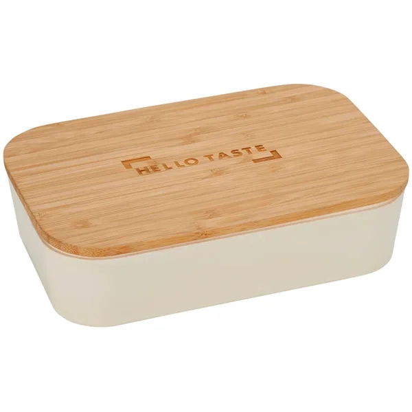 Bamboo Fiber Lunch Box with Cutting Board Lid - Bamboo Fiber Lunch Box with Cutting Board Lid - Image 4 of 27