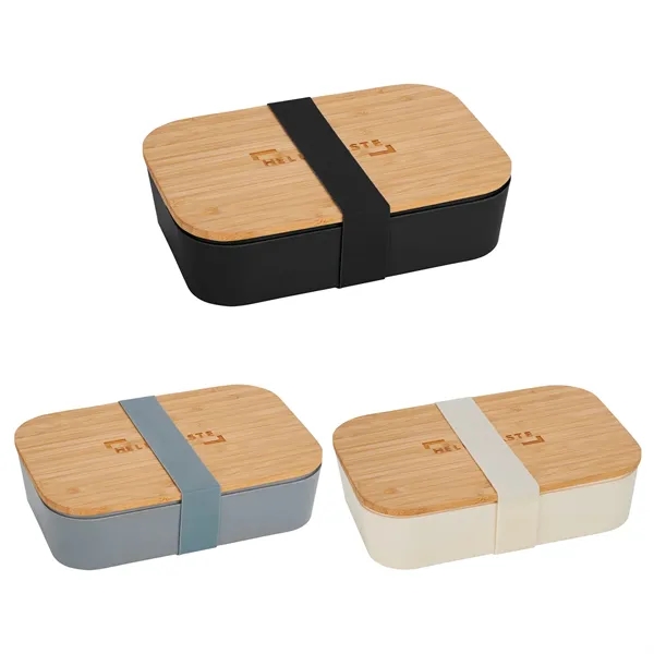 Bamboo Fiber Lunch Box with Cutting Board Lid - Bamboo Fiber Lunch Box with Cutting Board Lid - Image 14 of 27