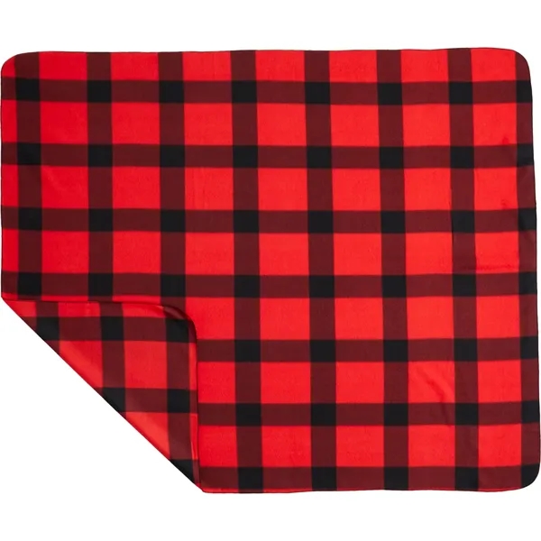 Buffalo Plaid Fleece Blanket - Buffalo Plaid Fleece Blanket - Image 6 of 14