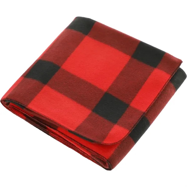 Buffalo Plaid Fleece Blanket - Buffalo Plaid Fleece Blanket - Image 9 of 14